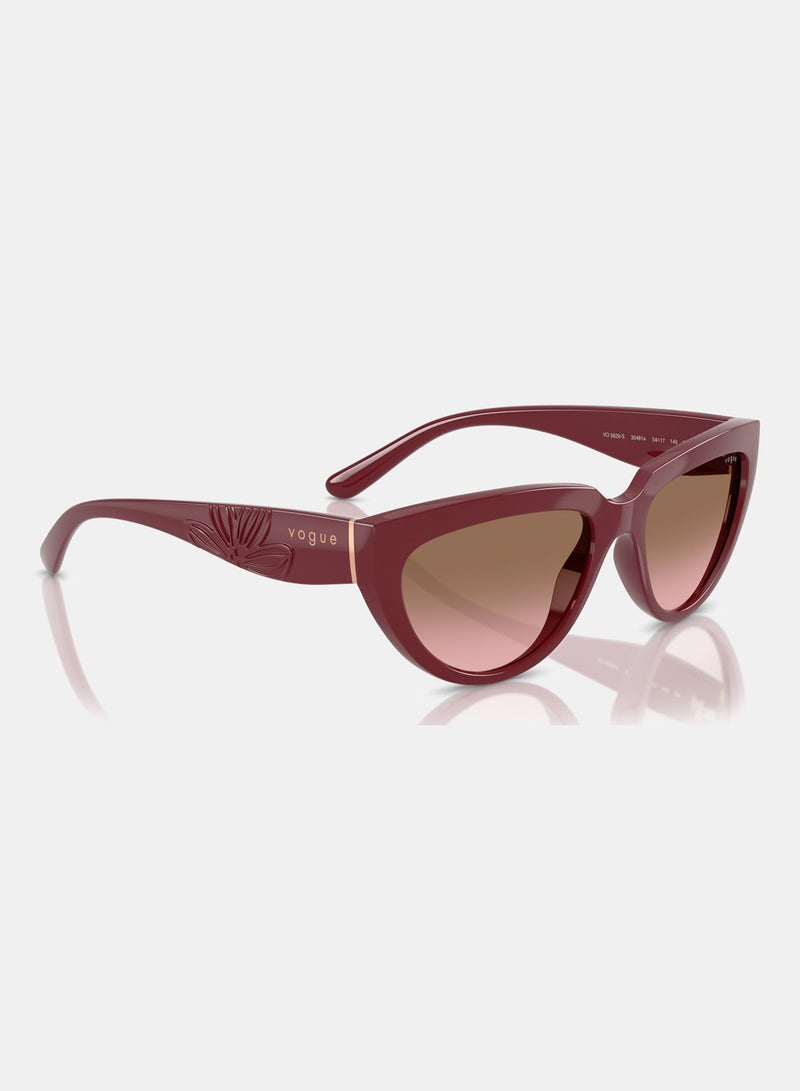 Vogue Full Rimmed Cat Eye Sunglasses 0VO5629S - Image 3